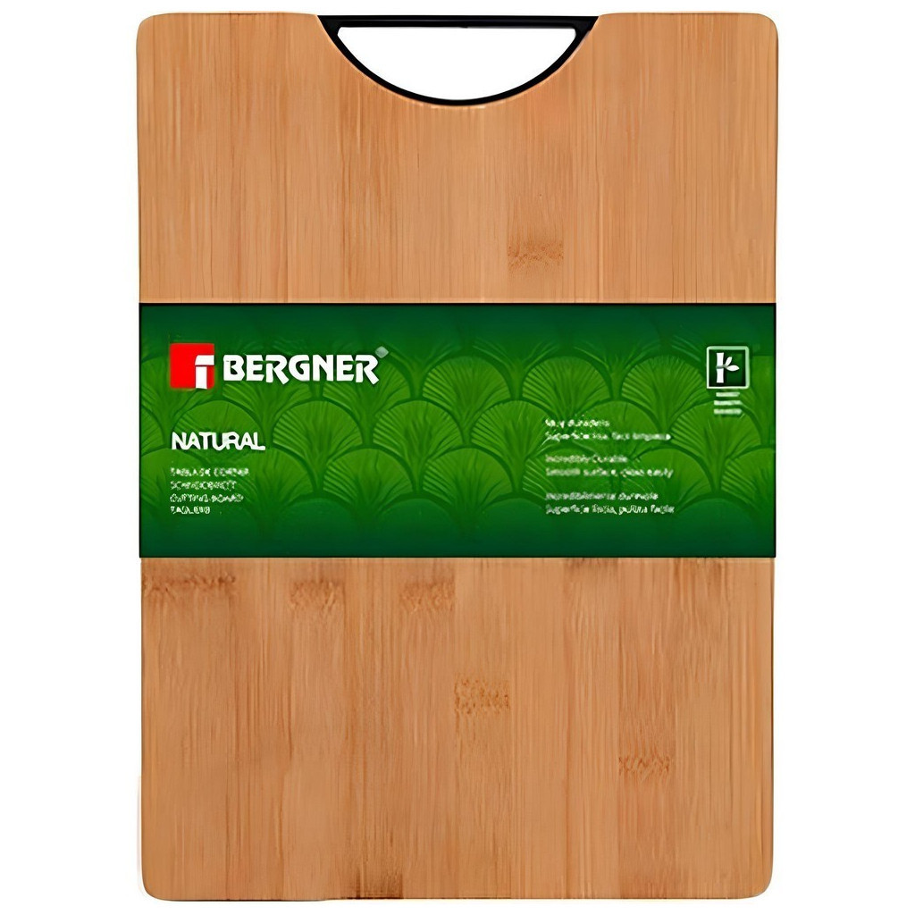 Дошка для нарізання Bergner Natural 35х25 см бамбук (BG-4941-MM)