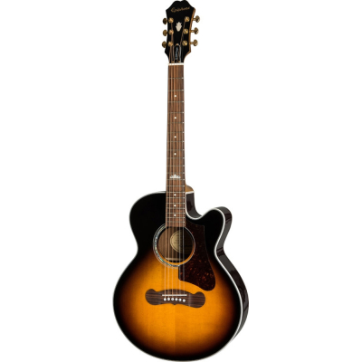 Гітара електроакустична Epiphone J-200 EC Studio Parlor Vintage Sunburst (234843)