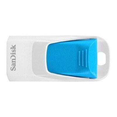 USB флеш накопичувач SanDisk 32Gb Cruzer Edge White-Blue (SDCZ51W-032G-B35B)