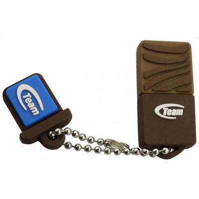 USB флеш накопичувач Team 16GB C118 Brown USB 2.0 (TC11816GN01)