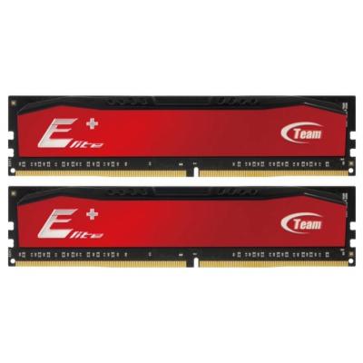 Модуль пам'яті для комп'ютера DDR4 16GB (2x8Gb) 2400 MHz Elite Plus Red Team (TPRD416GM2400HC16DC01)