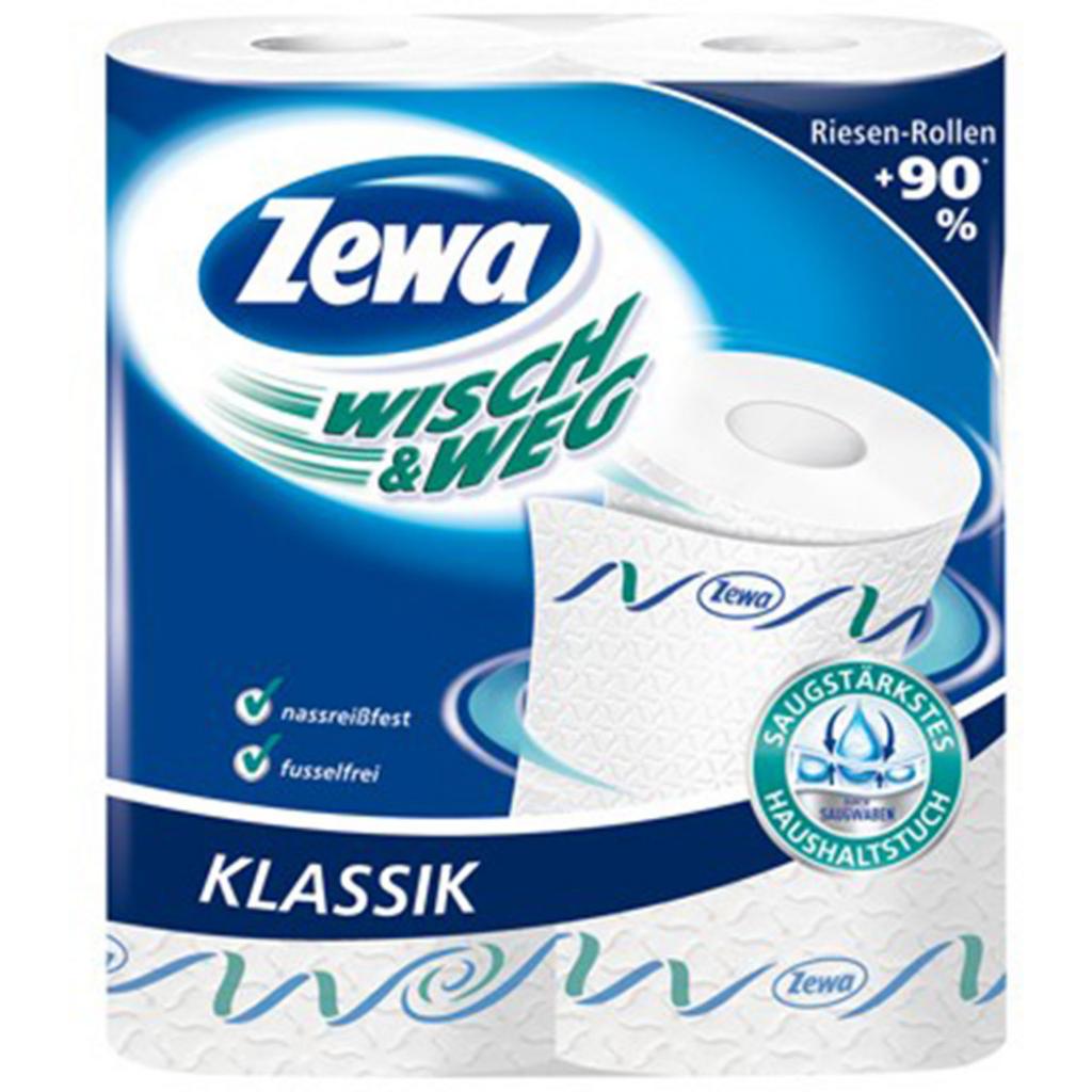 Паперові рушники Zewa Wisch&Weg Сlassic 2-слойные 2 шт (7322540767711)