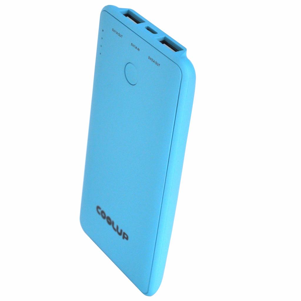 Батарея універсальна Coolup CU-V8 6000mAh Blue (BAT-CU-V8-BE)