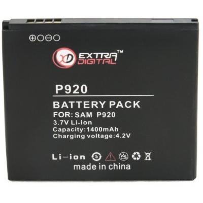 Акумуляторна батарея для телефону Extradigital LG Optimus 3D P920 (1400 mAh) (BML6238)