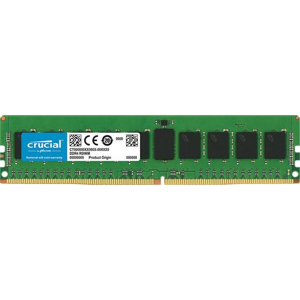 Модуль пам'яті для сервера DDR4 8GB ECC RDIMM 2666MHz 2Rx8 1.2V CL19 Micron (CT8G4RFD8266)