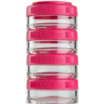 Контейнер спортивний BlenderBottle GoStak 4 Pak 4х40 мл Pink ORIGINAL (GS 4*40ml Pink)