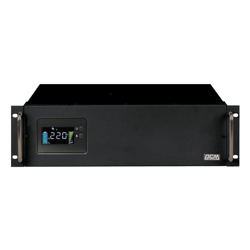 Пристрій безперебійного живлення Powercom KIN-2200AP RM LCD