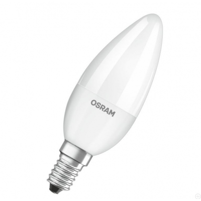 Лампочка Osram LED VALUE CL B60 7W/840 230V FR E14 10X1 (4058075479746)