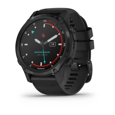 Смарт-годинник Garmin Descent Mk2S, Carbon Gray DLC/Black, GPS Dive Computer,EMEA (010-02403-04)