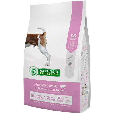 Сухий корм для собак Nature's Protection Junior Lamb All breeds 7.5 кг (NPS45747)