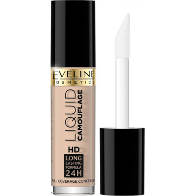 Коректор для обличчя Eveline Cosmetics Liquid Camouflage HD Long Lasting Formula 24h 04 - Light (5903416000662)