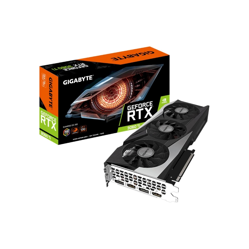 Відеокарта GIGABYTE GeForce RTX3060Ti 8Gb GAMING OC D6X (GV-N306TXGAMING OC-8GD)