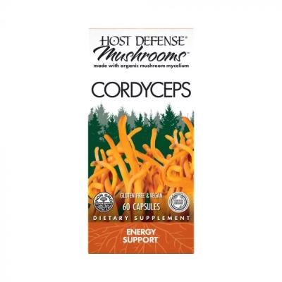 Трави Fungi Perfecti Гриби кордицепс, підтримка вироблення енергії, Cordyceps, 60 (FPI-03102)