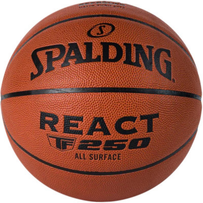 М'яч баскетбольний Spalding React TF-250 FIBA помаранчевий Уні 6 76968Z (689344406961)