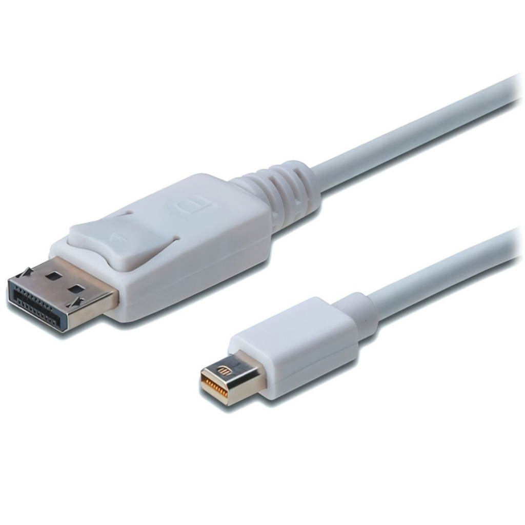 Кабель мультимедійний miniDisplayPort to DisplayPort 2.0m Digitus (AK-340102-020-W)