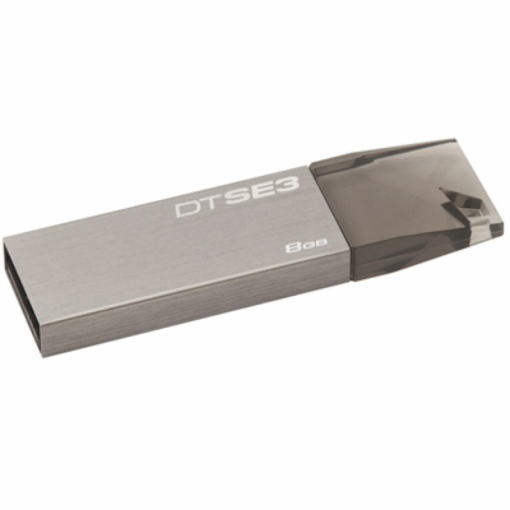 USB флеш накопичувач Kingston 8Gb DataTraveler SE3 silver (KC-U688G-3YS)