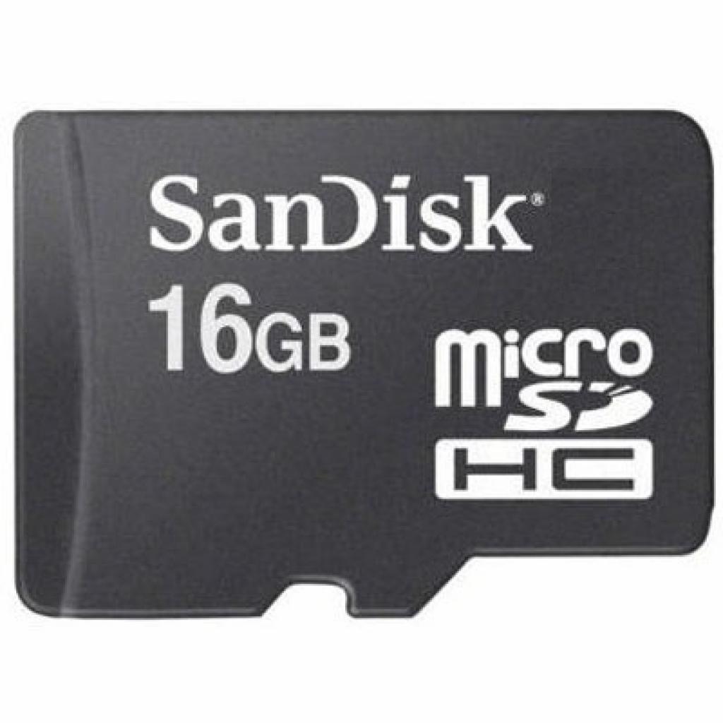 Карта пам'яті SanDisk 16GB microSD class 4 (SDSDQM-016G-B35)