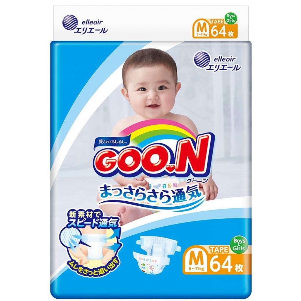 Підгузок GOO.N для дітей 6-11 кг M унісекс 64 шт (853943)