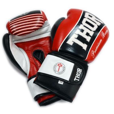 Боксерські рукавички Thor Thunder 16oz Red (529/13(Leather) RED 16 oz.)