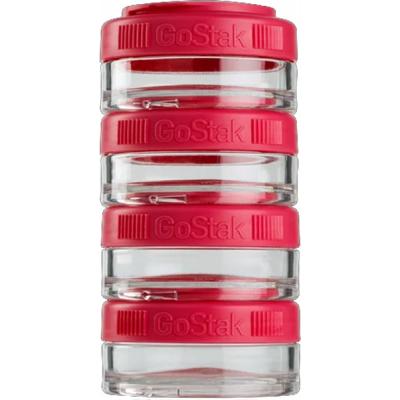 Контейнер спортивний BlenderBottle GoStak 4 Pak 4х40 мл Red ORIGINAL (GS_4*40_Red)