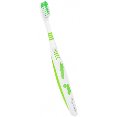 Дитяча зубна щітка Paro Swiss junior м'яка Салатова (7610458007426-Light-green)