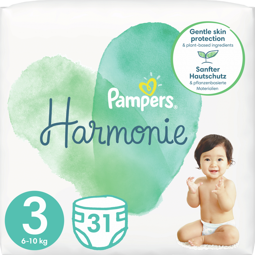 Підгузок Pampers Harmonie Розмір 3 (6-10 кг) 31 шт. (8006540156599)