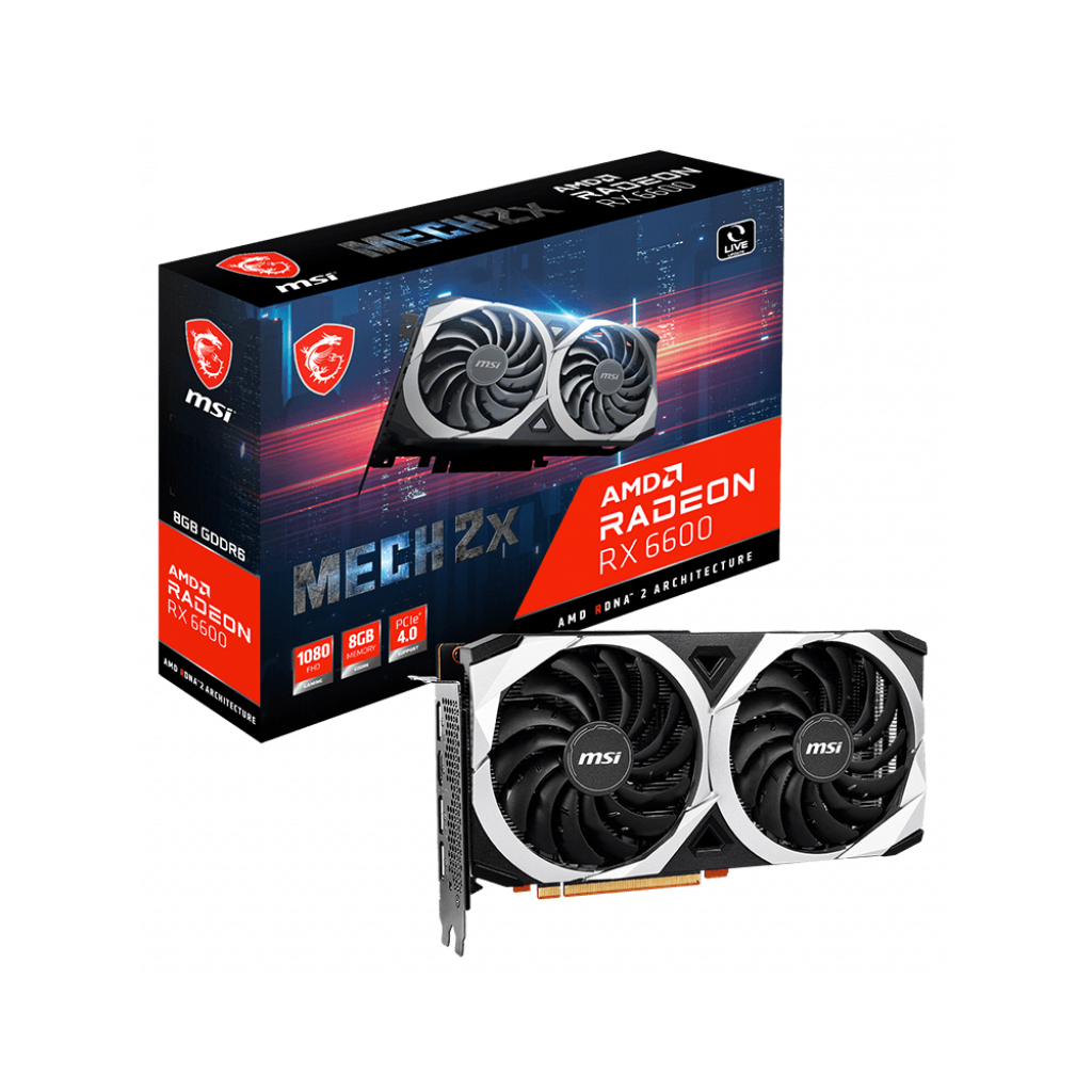 Відеокарта MSI Radeon RX 6600 8Gb MECH 2X (RX 6600 MECH 2X 8G)