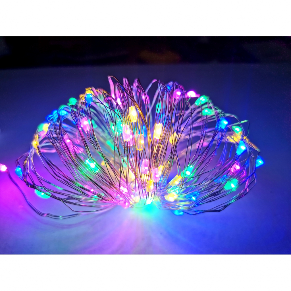 Гірлянда Novogod`ko нитка на мідному дроті, 100 LED, Color, 10 м, статичне (973781)