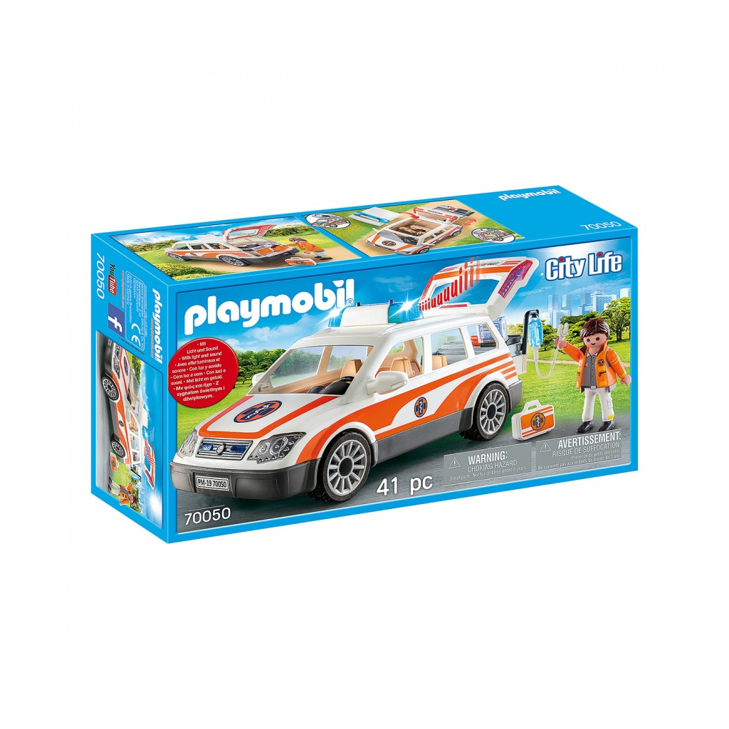 Конструктор Playmobil Реанімобіль з сиреною (6336472)