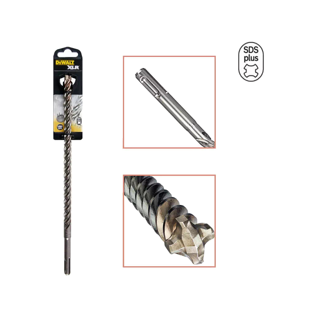 Бур DeWALT SDS-Plus, XLR, 4 кромки, 14x200x150 мм (DT8939)