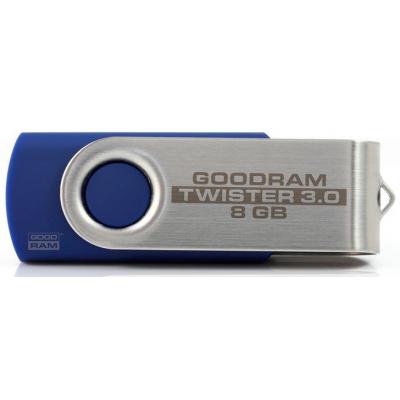 USB флеш накопичувач Goodram 8GB Twister USB 3.0 (PD8GH3GRTSBR9)