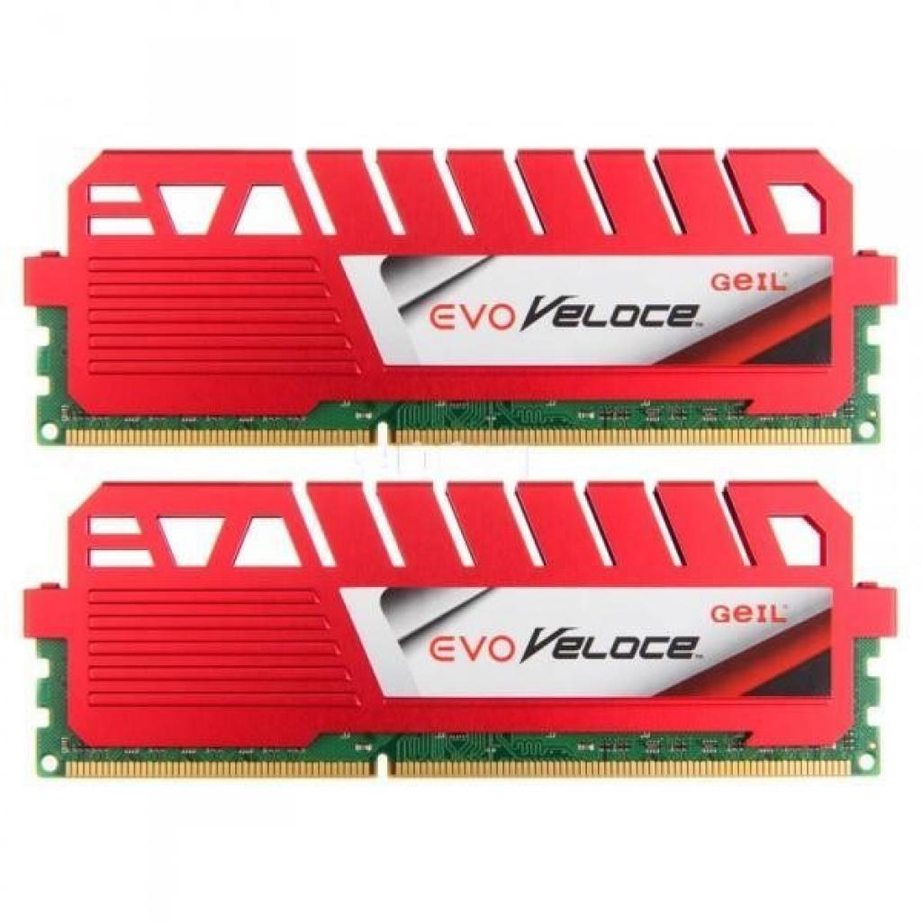 Модуль пам'яті для комп'ютера DDR3 16GB (2x8GB) 2400 MHz EVO Veloce Geil (GEW316GB2400C11BDC)