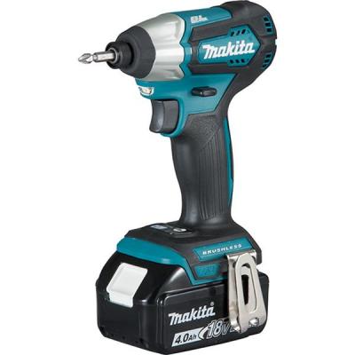 Гайковерт Makita акумуляторний ударний LXT, 18В, 4Аг х 2шт, DC18RC, кейс, 13 (DTD155RME)