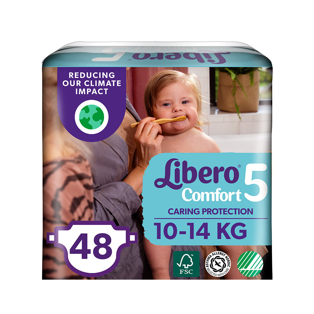 Підгузок Libero Comfort 5 10-14 кг 48 шт (7322541083797)