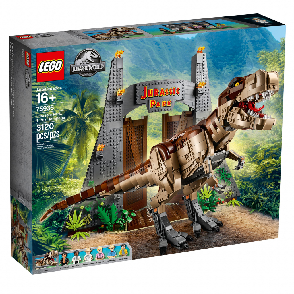 Конструктор LEGO Jurassic World Парк Юрського періоду: лють Ті-Рекса 3120 дет (75936)