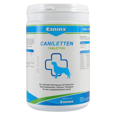 Вітаміни для собак Canina Caniletten 1000 г 500 таблеток (4027565120314)