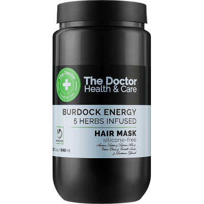 Маска для волосся The Doctor Health & Care Burdock Energy 5 Herbs Infused Реп'яхова сила 946 мл (8588006041620)