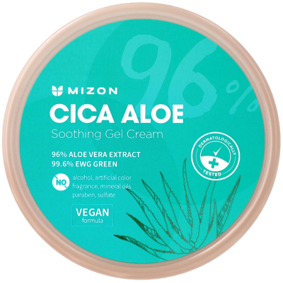 Крем для тіла Mizon Cica Aloe 96% Soothing Gel Cream 300 г (8809663754006)