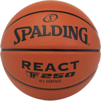 М'яч баскетбольний Spalding React TF-250 помаранчевий Уні 5 76803Z (689344403717)