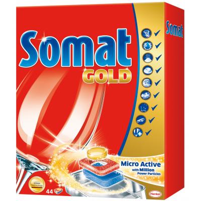 Таблетки для посудомийних машин Somat Голд 44 шт (9000100930628)