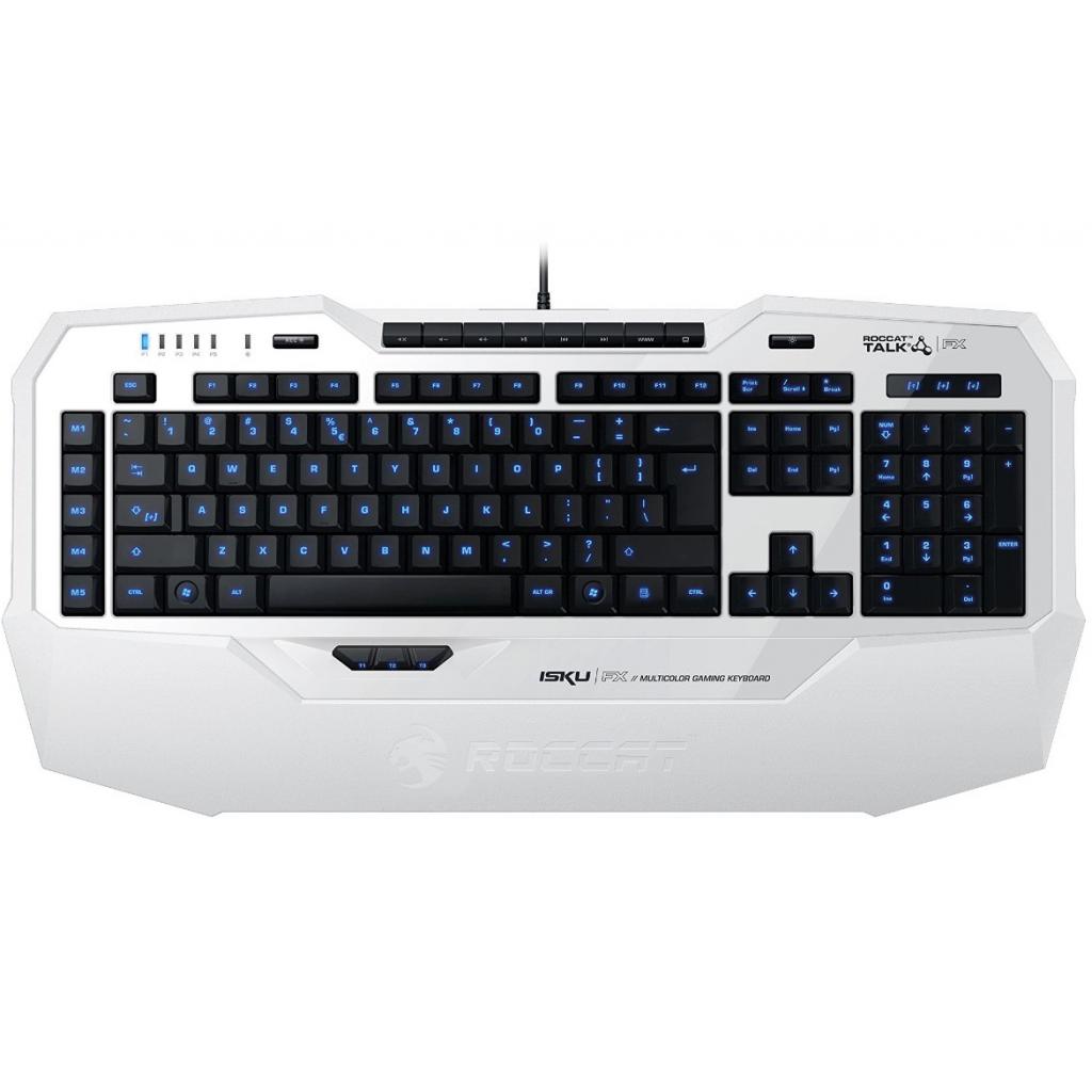 Клавіатура Roccat Isku FX White Multicolor Gaming Keyboard (ROC-12-931)