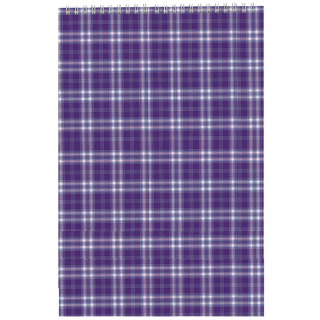 Блокнот Buromax spiral top, А4, 48sheets, square, violet (BM.2460-07)