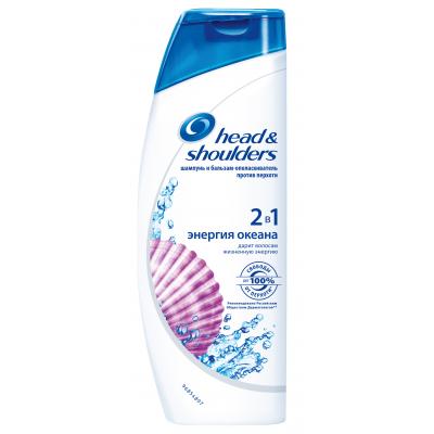 Шампунь Head & Shoulders против перхоти 2 в 1 Энергия Океана 400 мл (4084500265172)