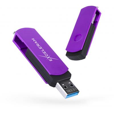 USB флеш накопичувач eXceleram 32GB P2 Series Grape/Black USB 3.1 Gen 1 (EXP2U3GPB32)