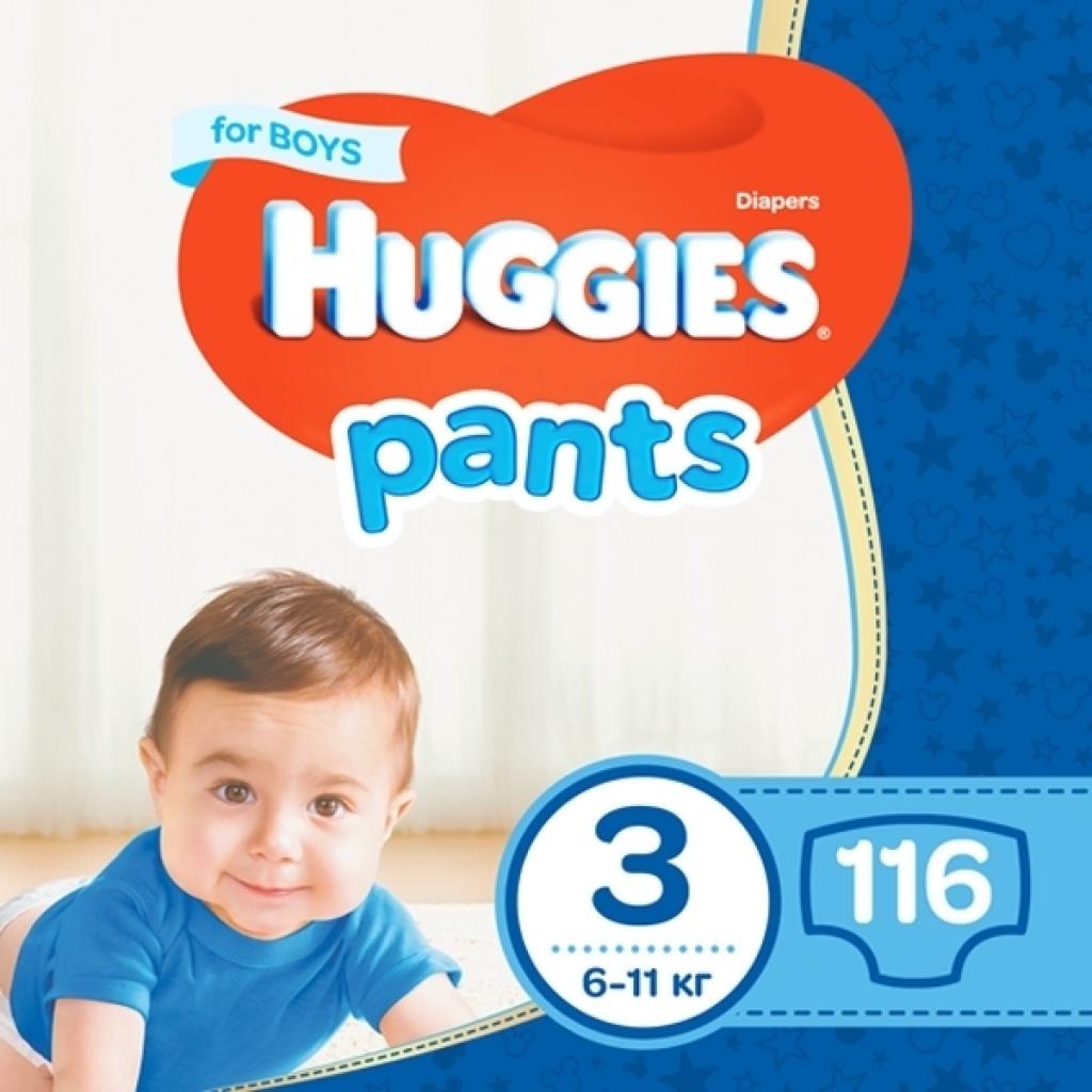 Підгузок Huggies Huggies Pants 3 Mega Boy 116 шт (5029054216415)