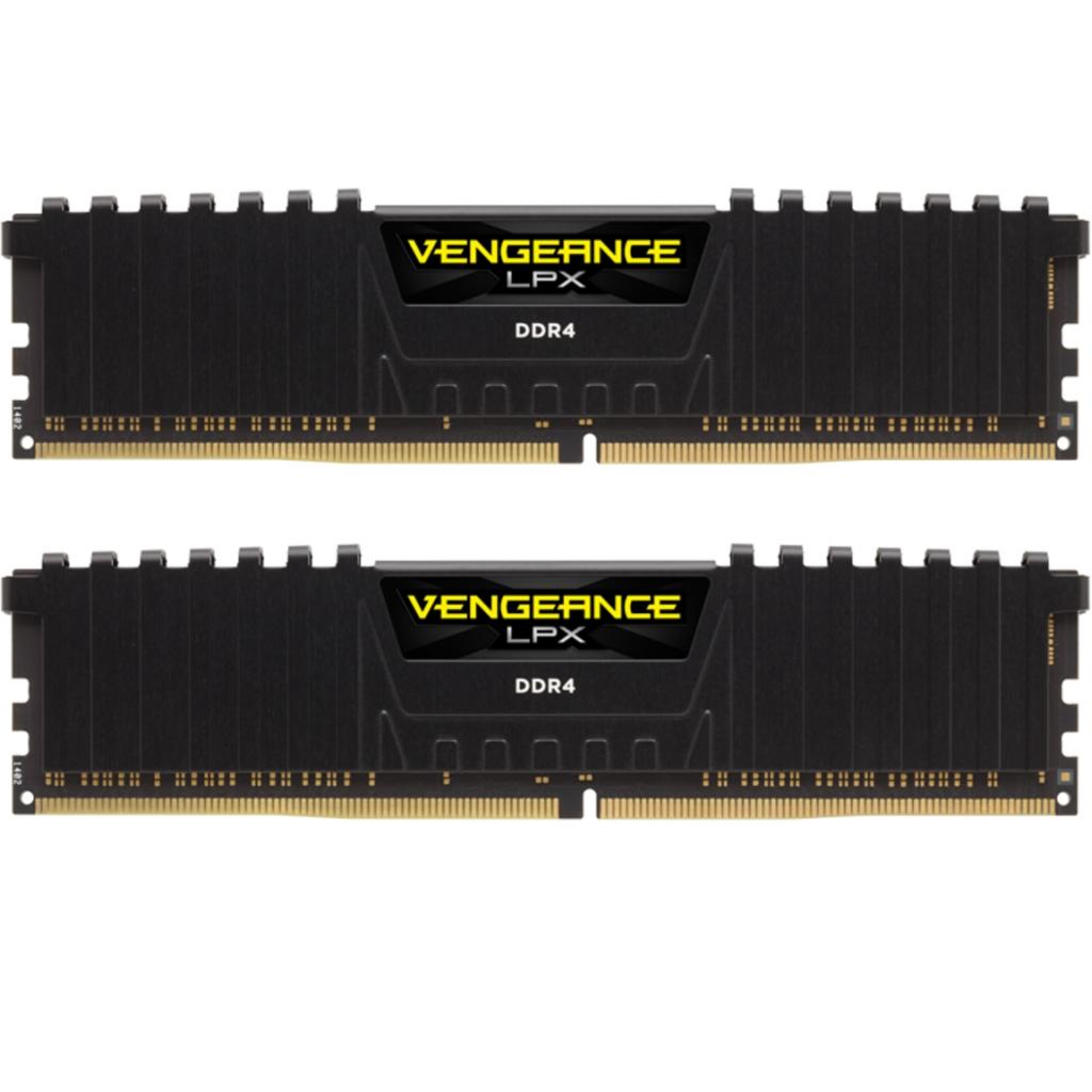 Модуль пам'яті для комп'ютера DDR4 32GB (2x16GB) 3200 MHz Vengeance LPX Black Corsair (CMK32GX4M2E3200C16)