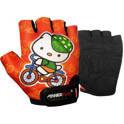 Велорукавиці PowerPlay Children 5473 Kitty Orange XS (5473Kitty_XS_Orange)