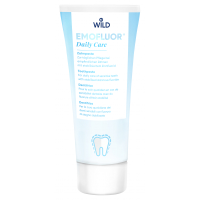 Зубна паста Dr. Wild Emofluor Daily Care зі стабілізованим фторидом олова 75 мл (7611841701686)