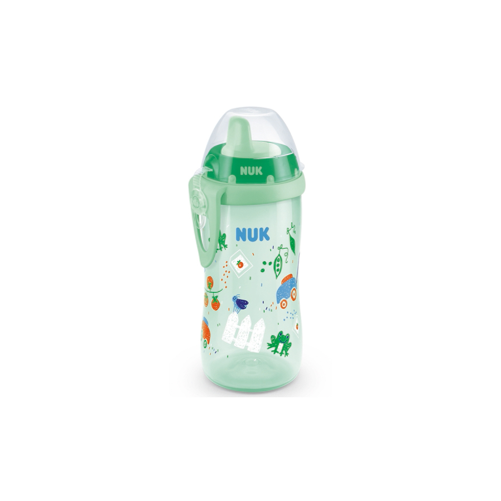 Поїльник-непроливайка Nuk Evolution Kiddy Cup 300 мл Зелений (3952388)