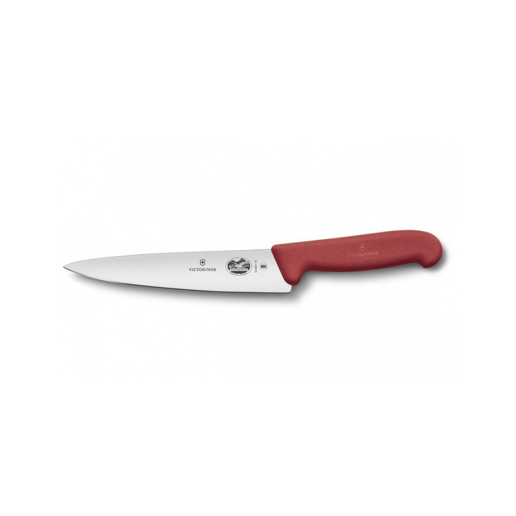 Кухонний ніж Victorinox Fibrox Kitchen 15 см Red (5.2001.15)